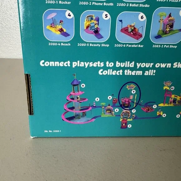 Tyco Skate City n the Roller Girls Salon Playset Vintage 1996 New 90s Toy 2088-1 - Picture 8 of 16